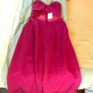 Asos Magenta cross-front jumpsuit - NW